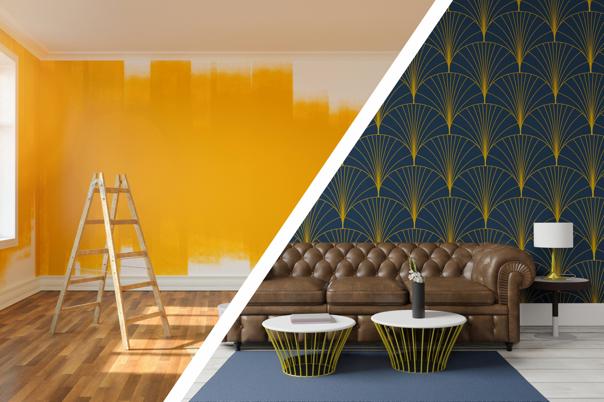 Transform Your Living Room with Stylish Wallpapers in Ahmedabad